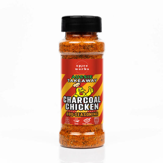 Spiceworks Aussie Takeaway Charcoal Chicken Seasoning 115g bottle