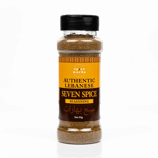Spiceworks Authentic Lebanese Seven Spice Seasoning 95g bottle
