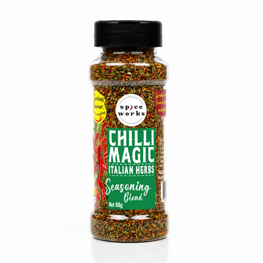 Spiceworks Chilli Magic Italian Herbs Seasoning 60g bottle