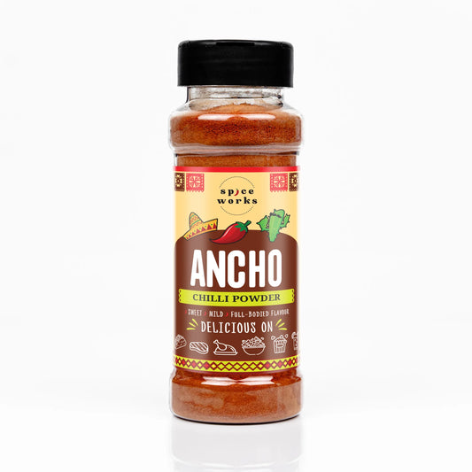 Spiceworks Classic Mexican Ancho Chilli Powder 100g bottle