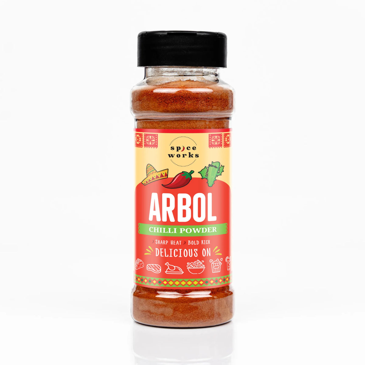 Spiceworks Classic Mexican Arbol Chilli Powder 95g bottle