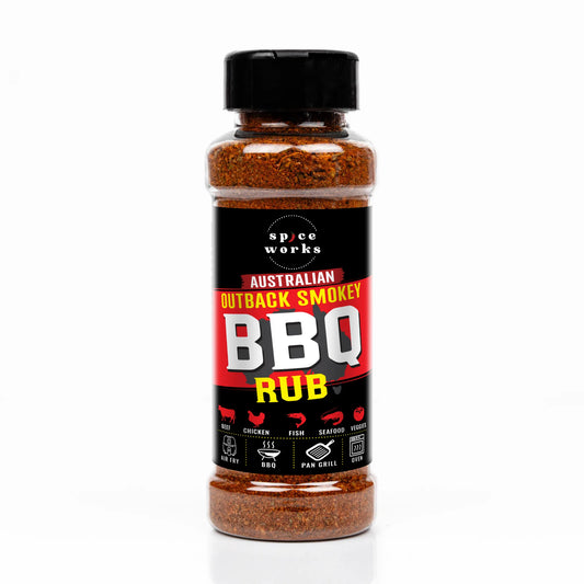Spiceworks Outback Smokey BBQ Rub 115g bottle