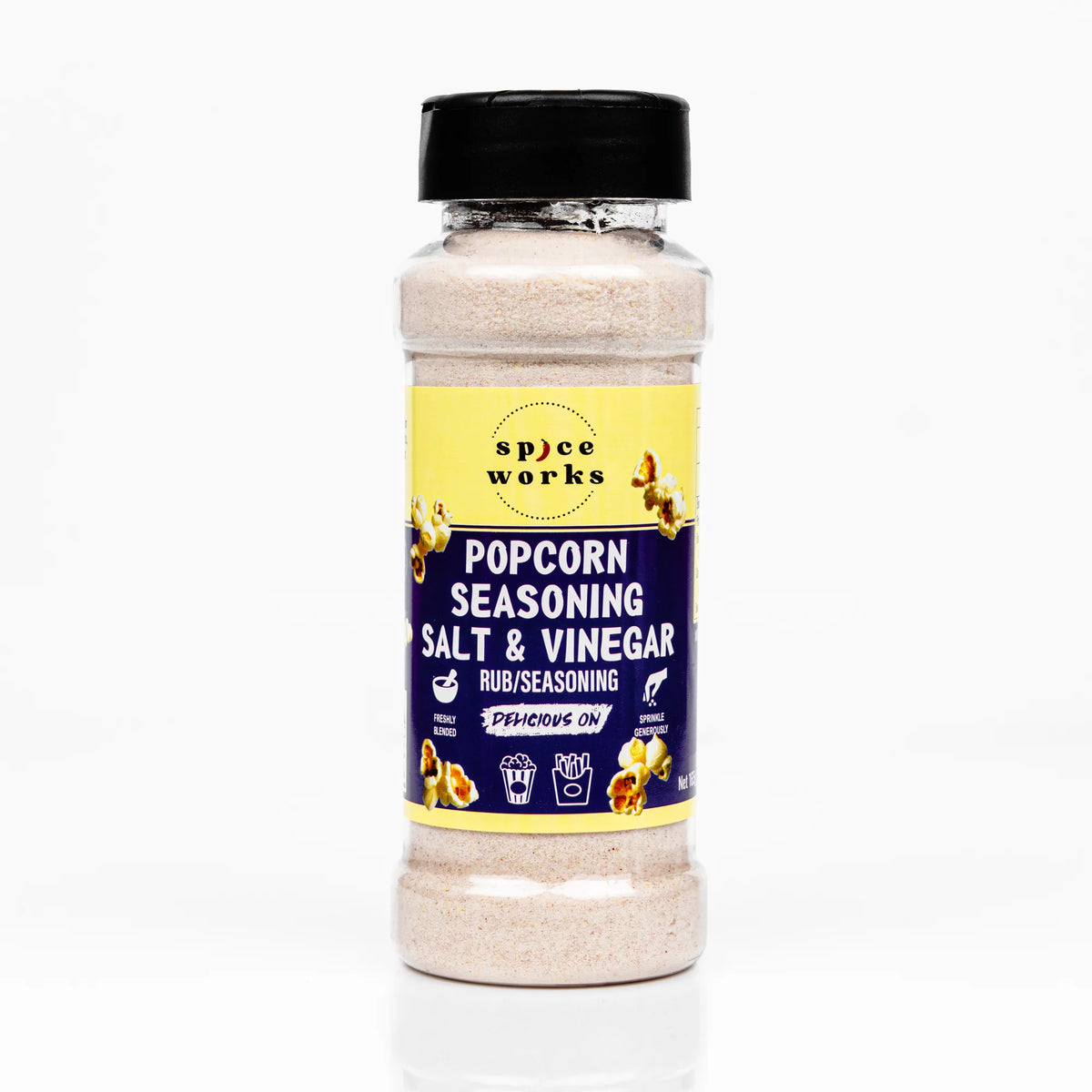 Spiceworks Popcorn Seasoning Salt & Vinegar 165g bottle